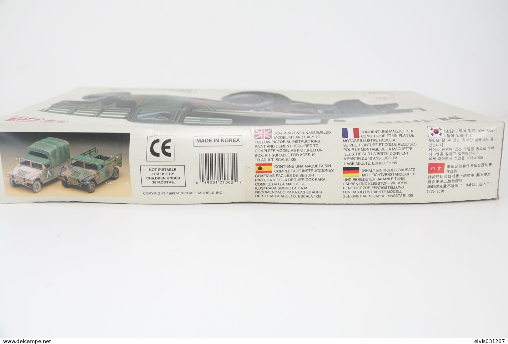 Model Kit - ACADEMY - Cargo Troop Carrier M-998, Scale 1/35, + Original Box - Veicoli Militari