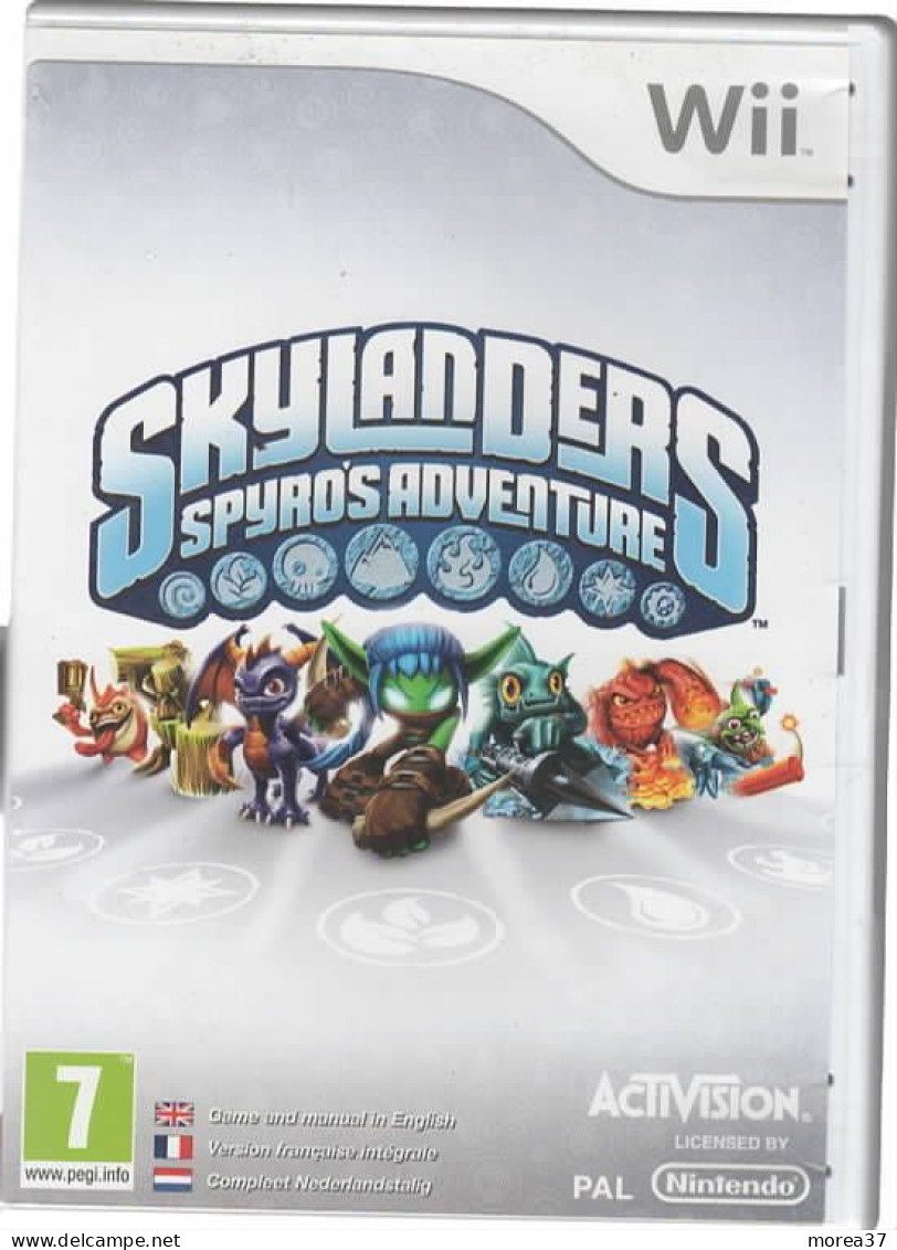 JEU WII  SKYLANDERS Spyro's Aventure   (JE 2) - Wii