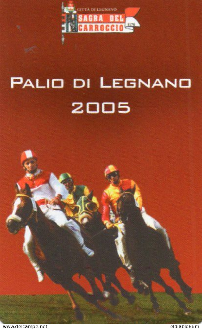 ITALY - URMET - G.491 Ex1989 - PALIO DI LEGNANO 2005 - HORSE - MINT - Pubbliche Tematiche