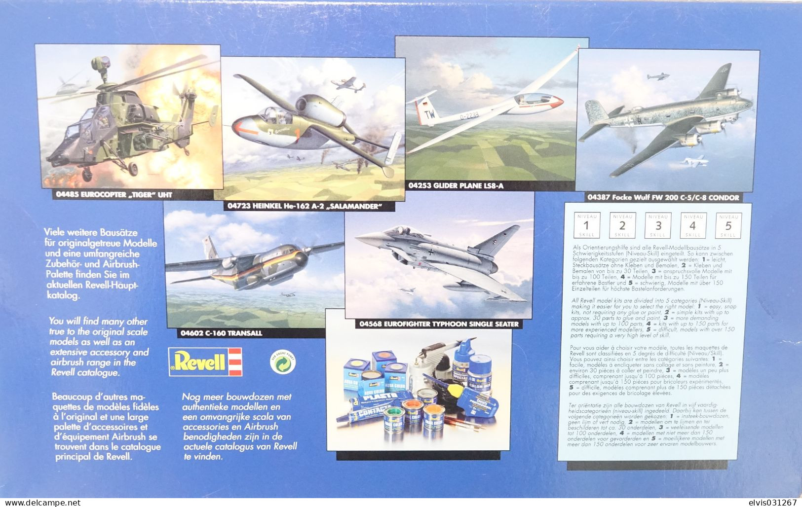 Vintage MODEL KIT : Revell Fairey Gannet AS Mk.1/4 NOS, Scale 1/72 - Figuren