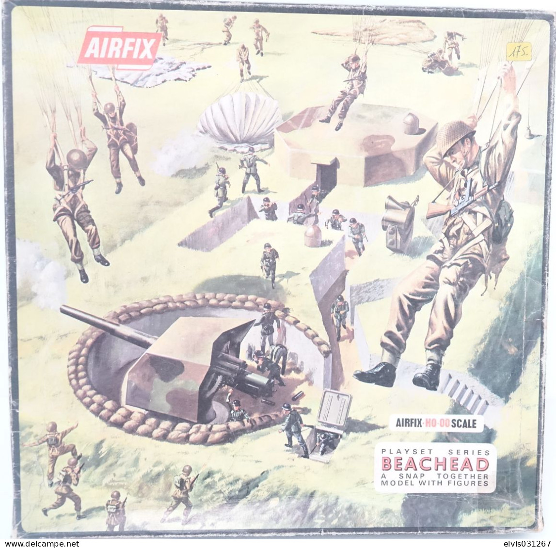 Vintage MODEL KIT : Airfix Beachhead Playset, Scale HO/OO, Vintage - Beeldjes