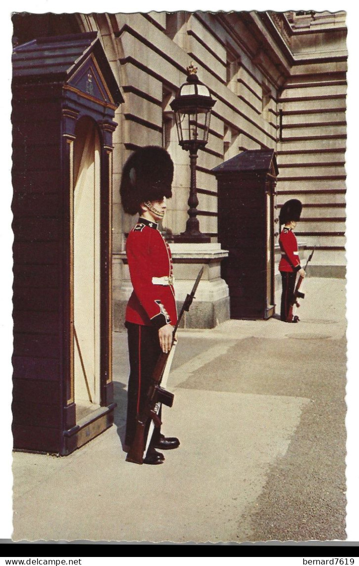 Royaume Uni   Londres -  London -  Irish  Guards On Sentry  Duty At  Buckingham Palace - Buckingham Palace