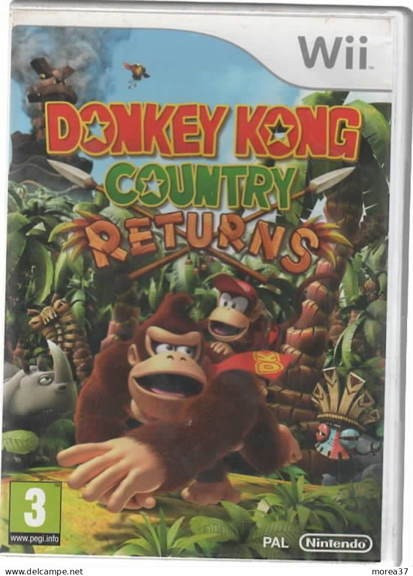 JEU WII   DONKEY KONG COUNTRY   Returns  (JE 2) - Wii