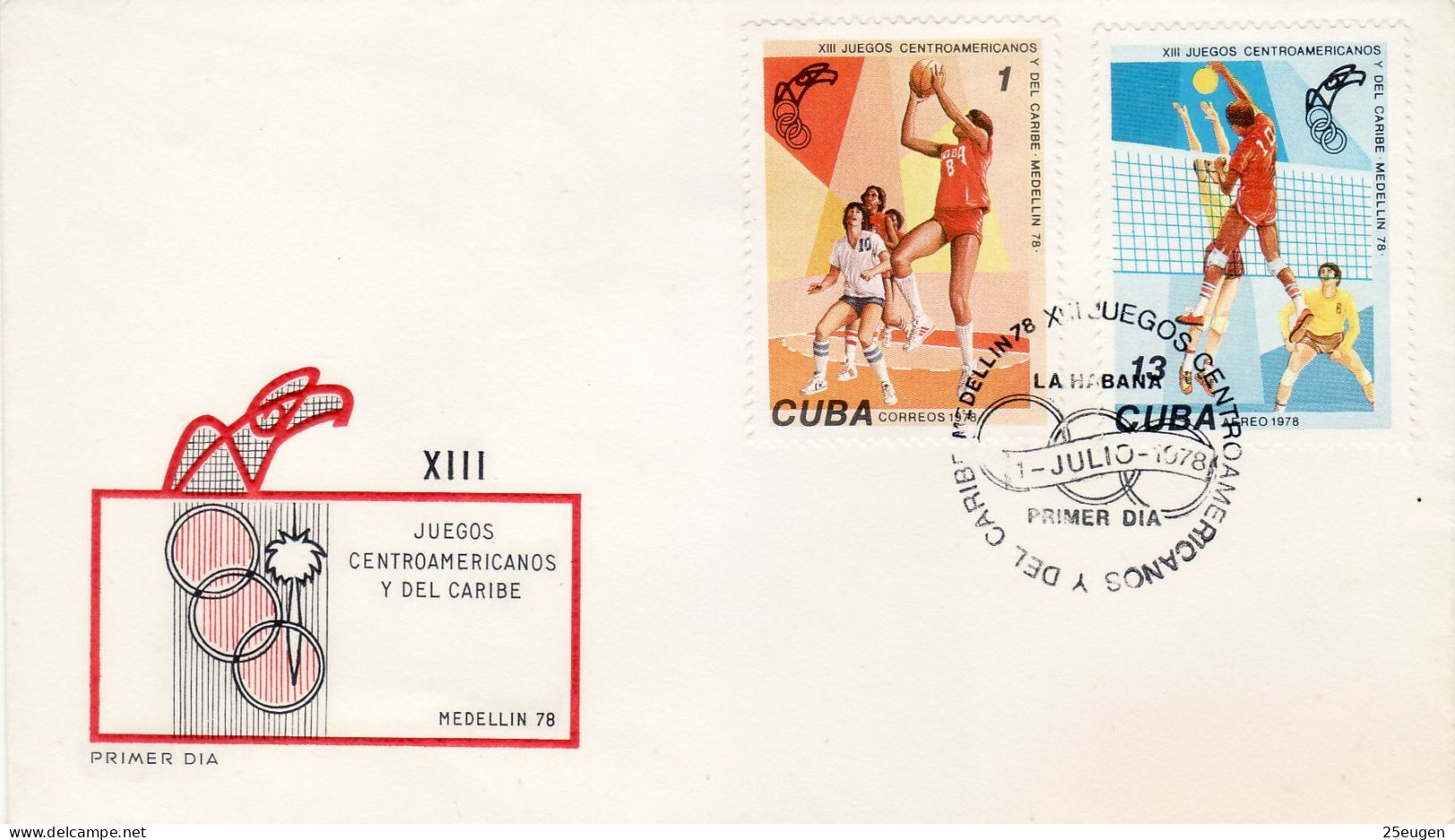 CUBA 1978 MiNr 2309+2313 FDC - FDC