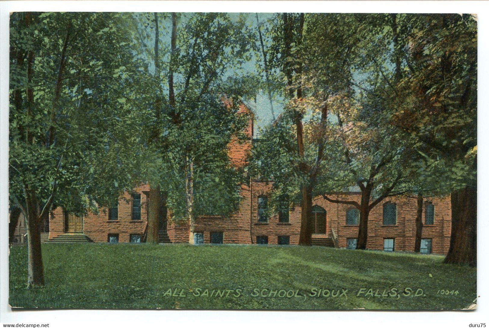 CPA Voyagé 1914 - SIOUX FALLS All Saints School ( école ) - Sioux Falls