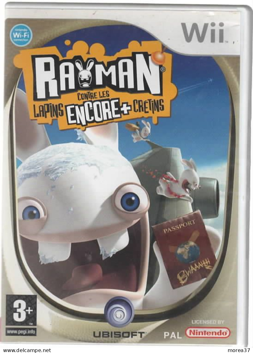 JEU WII   Rayman Contre Les Lapins Encore + Crétins   (JE 2) - Wii