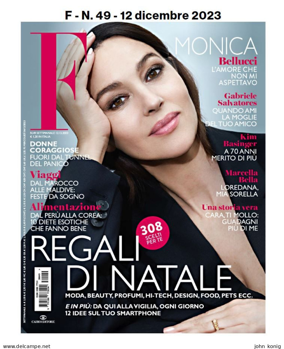 EFFE N. 49 - Dicembre 2023 - Monica Bellucci - Mode