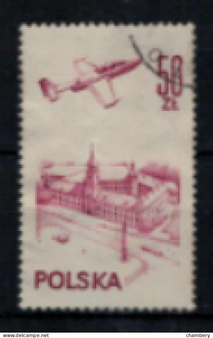 Pologne - P.A. - "Avion TS-11 - Iskra Et Château De Varsovie" - T. Oblitéré N° 58 De 1978 - Used Stamps