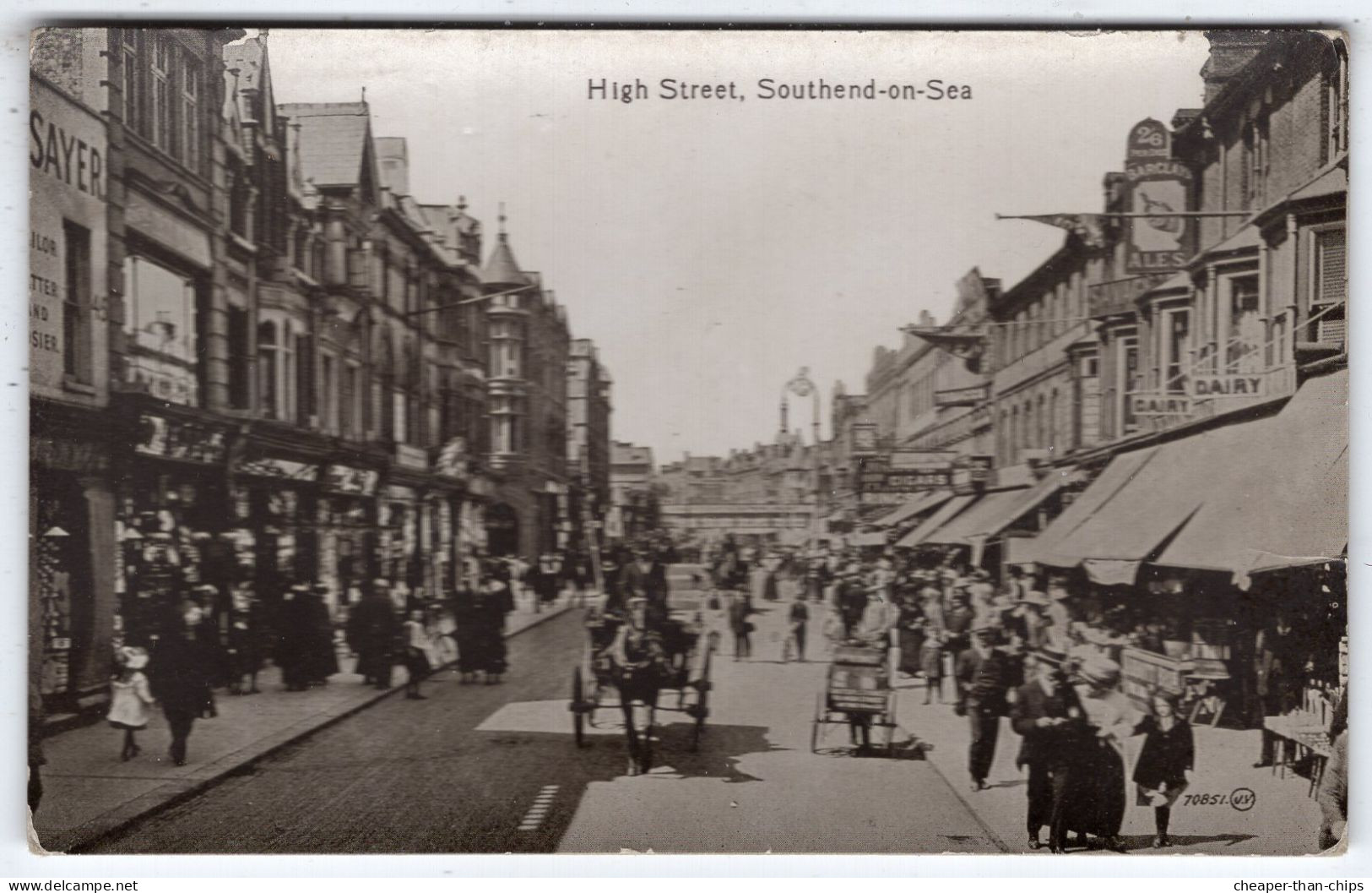 SOUTHEND-on-SEA - High Street - Valentine 70851 - Southend, Westcliff & Leigh