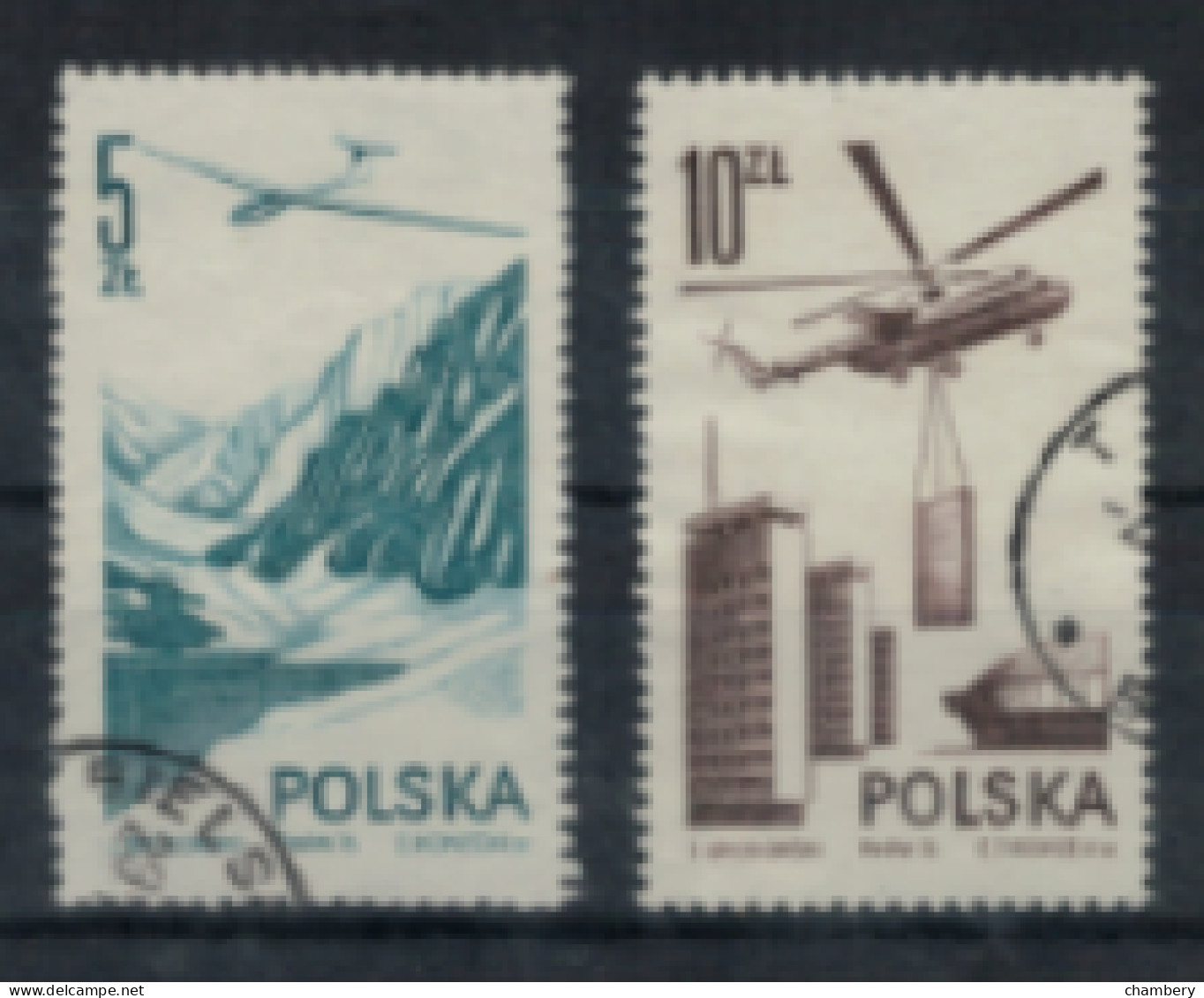 Pologne - P.A. "Aéronautique" - Série Oblitérée N° 55 à 56 De 1976 - Usati