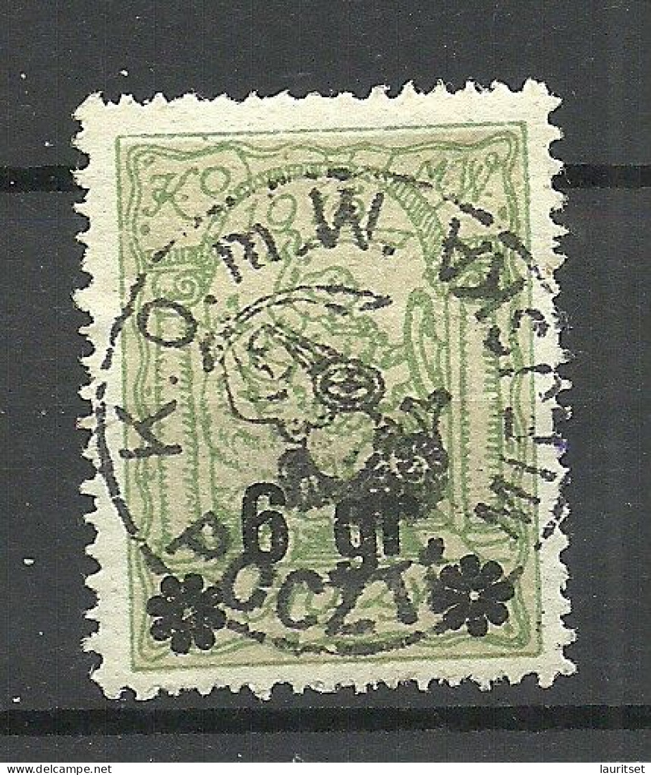 POLEN Poland 1915 Stadtpost Warschau Michel 10 O Nice Cancel - Used Stamps