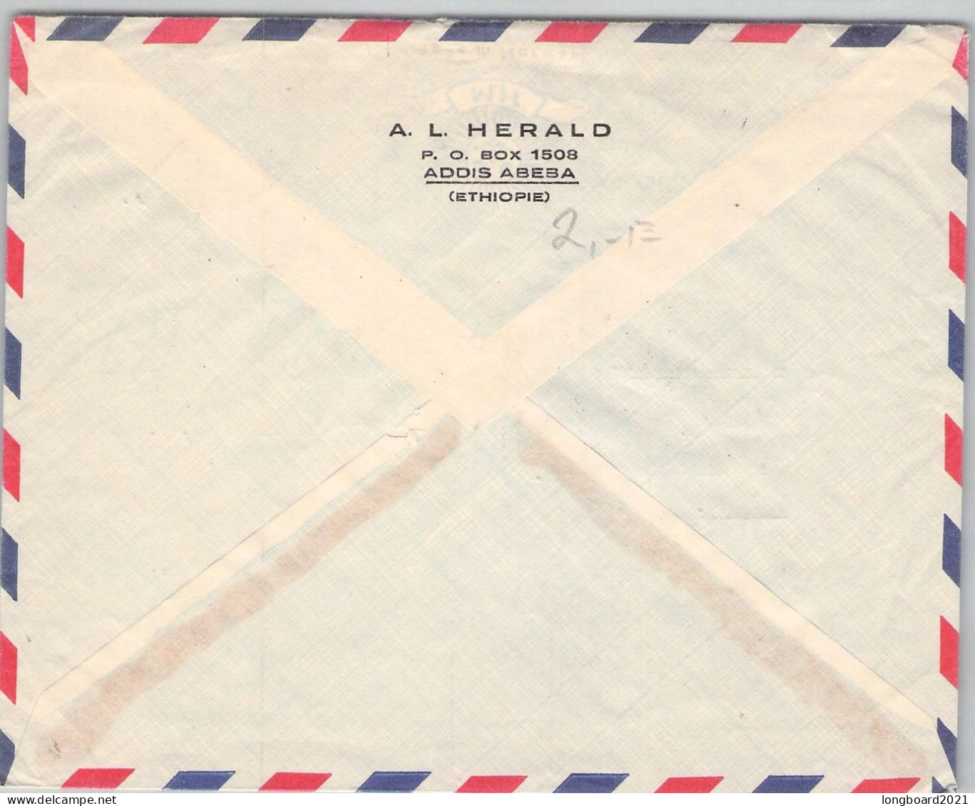 ETHIOPIA - AIR MAIL - ADDIS ABEBA - ZUG/CH /645 - Ethiopia