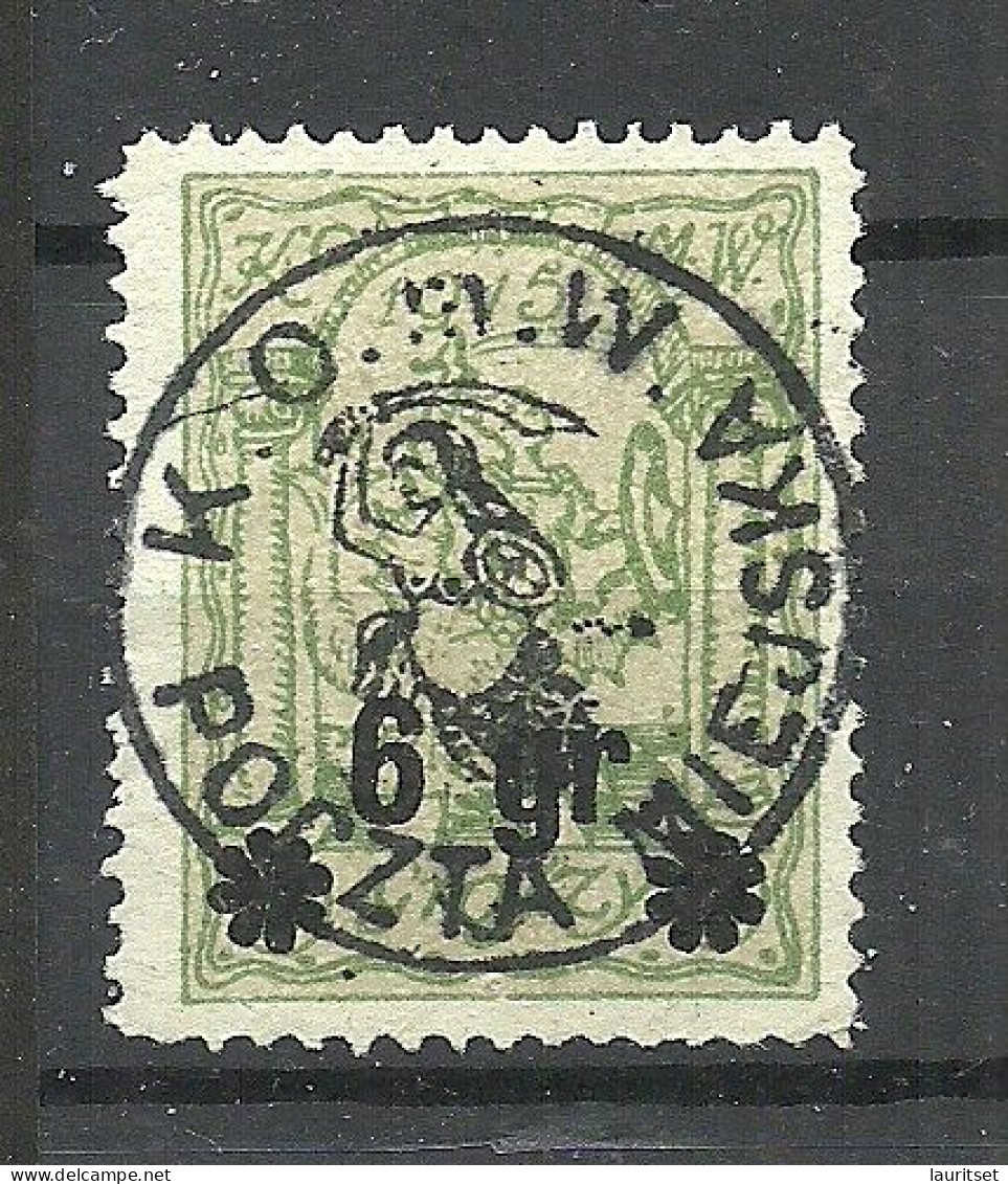 POLEN Poland 1915 Stadtpost Warschau Michel 10 O Nice Cancel - Oblitérés