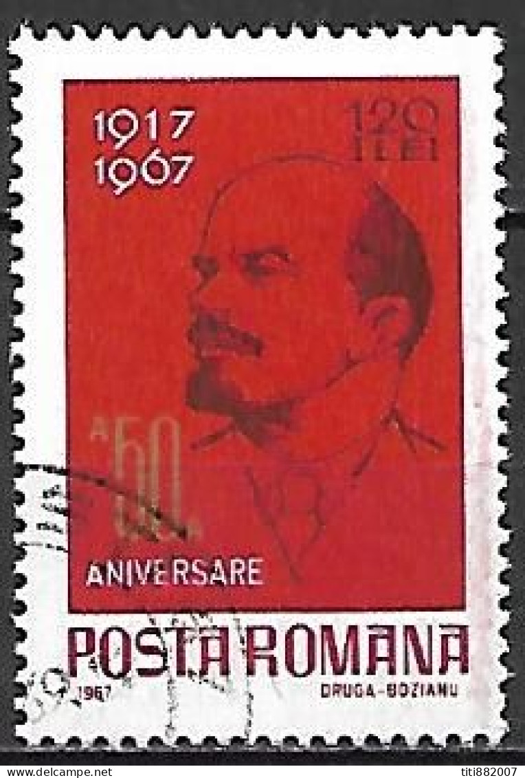 ROUMANIE     -   1967  .   LENINE    -     Oblitéré - Lenin