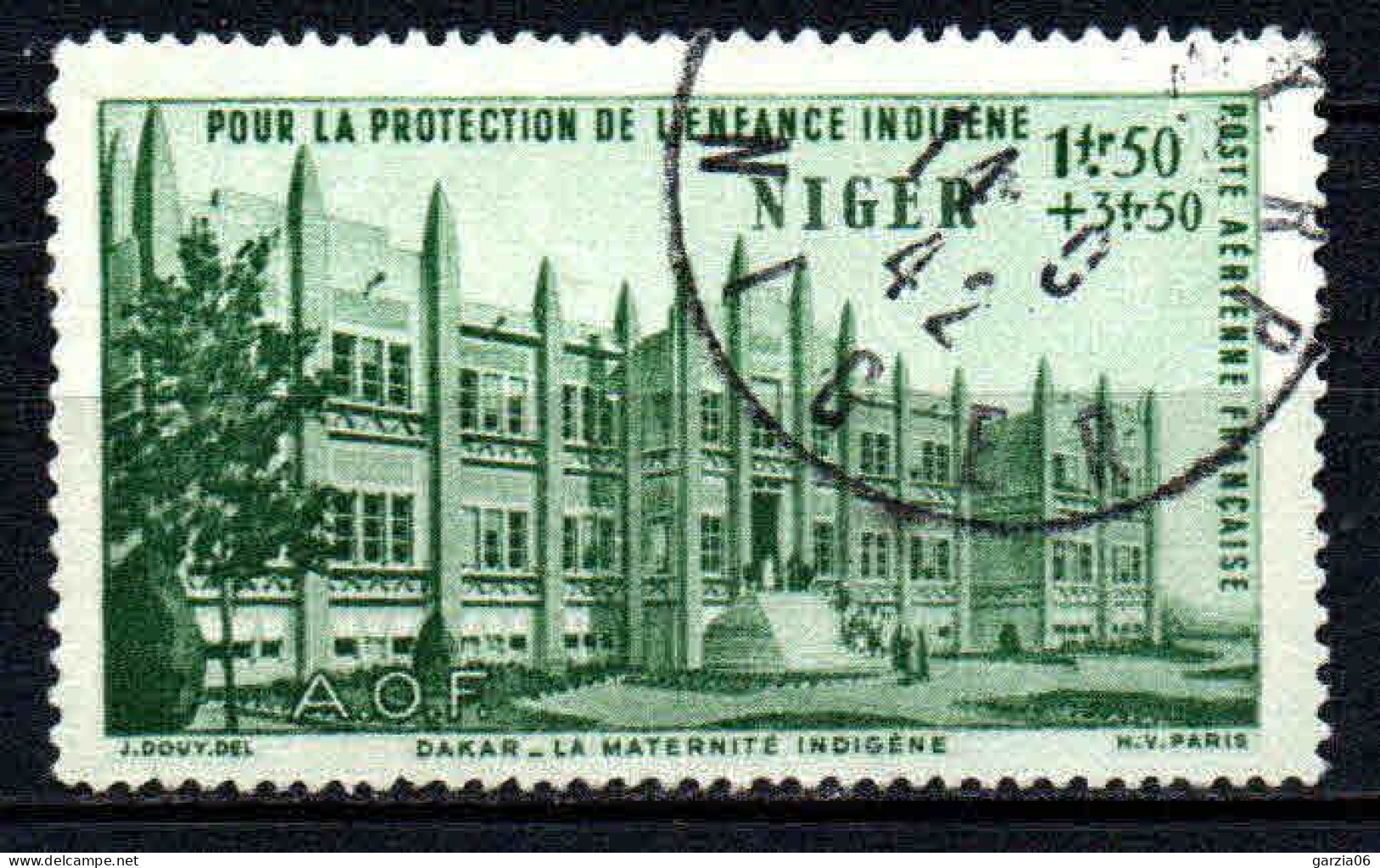 Niger  - 1942 - Œuvres De L' Enfance  - PA 6  - Oblit - Used - Oblitérés