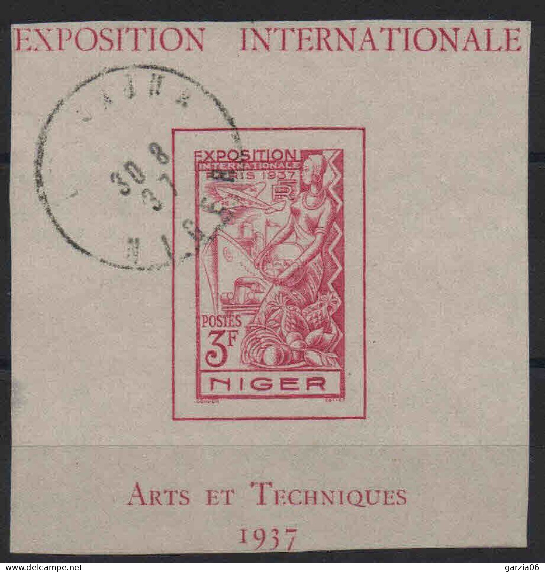 Niger  - 1937 - Exposition Coloniale De Paris - Tb Issu Du Bloc N° 1  - Oblit - Used - Oblitérés