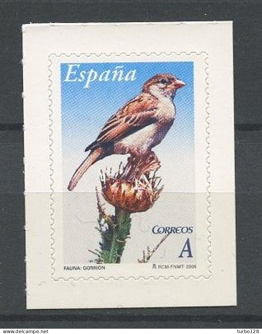 ESPAGNE 2006 N° 3806 ** Neuf MNH  Superbe  Faune Oiseaux Moineau Birds Fauna Animaux Autoadhésif - Cartas & Documentos
