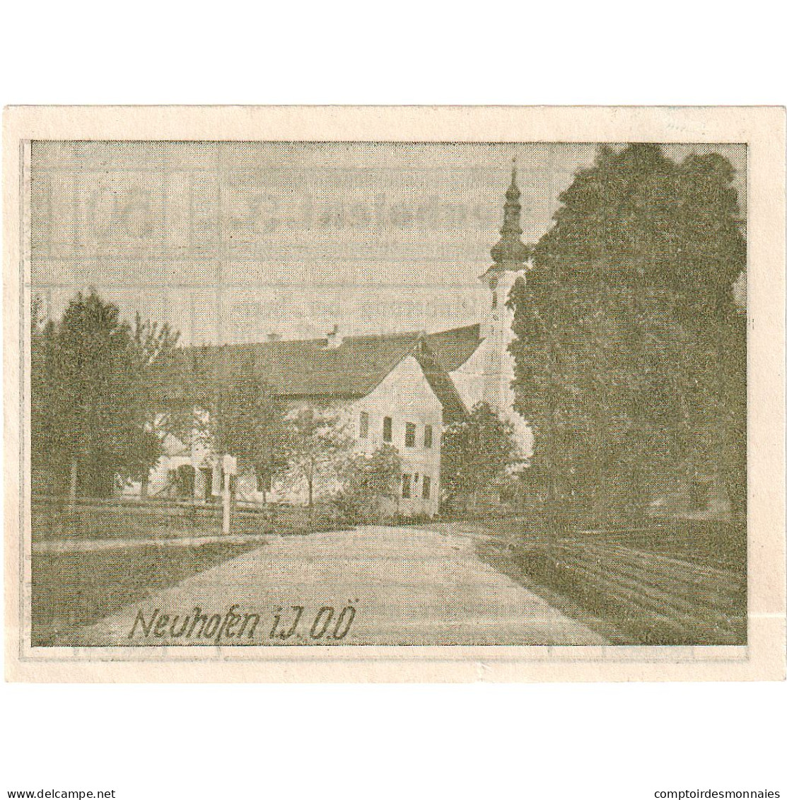 Autriche, Neuhofen, 50 Heller, Eglise, 1920, 1920-12-31, SPL, Mehl:FS 652IIa - Oesterreich