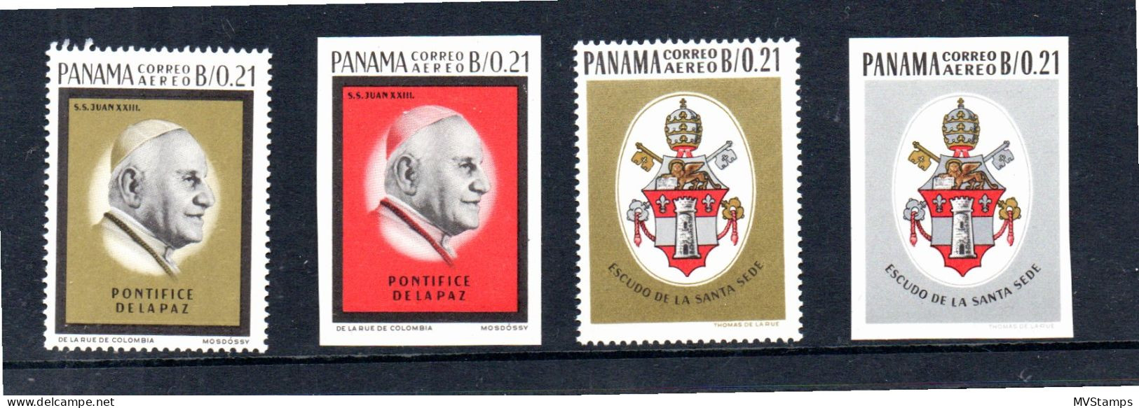 Panama 1964 Satz 763/66 Papst Johannes XXIII Schon Postfrisch - Panama