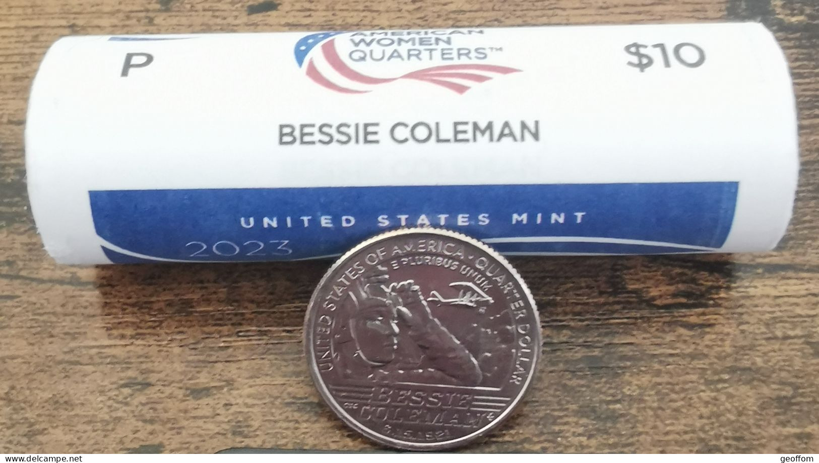 Quarter Dollar USA Bessie COLEMAN - 2023 P - Unc - LIBERTY - American Woman - Non Classés