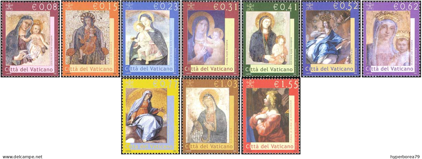 Vatican 1260/69 - Definitives 2002 - MNH - Madonna