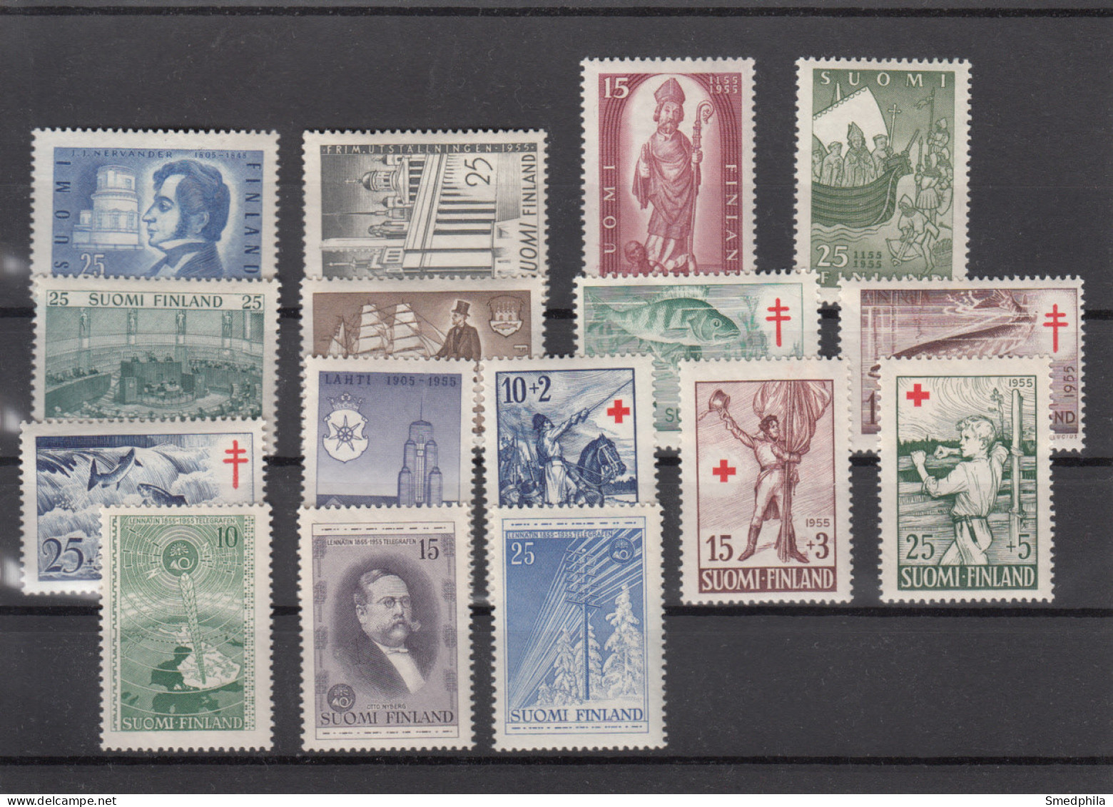 Finland 1955 - Full Year MNH ** - Annate Complete