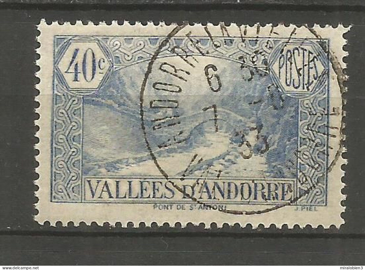 ANDORRA FRANCESA YVERT NUM. 33  USADO - Used Stamps