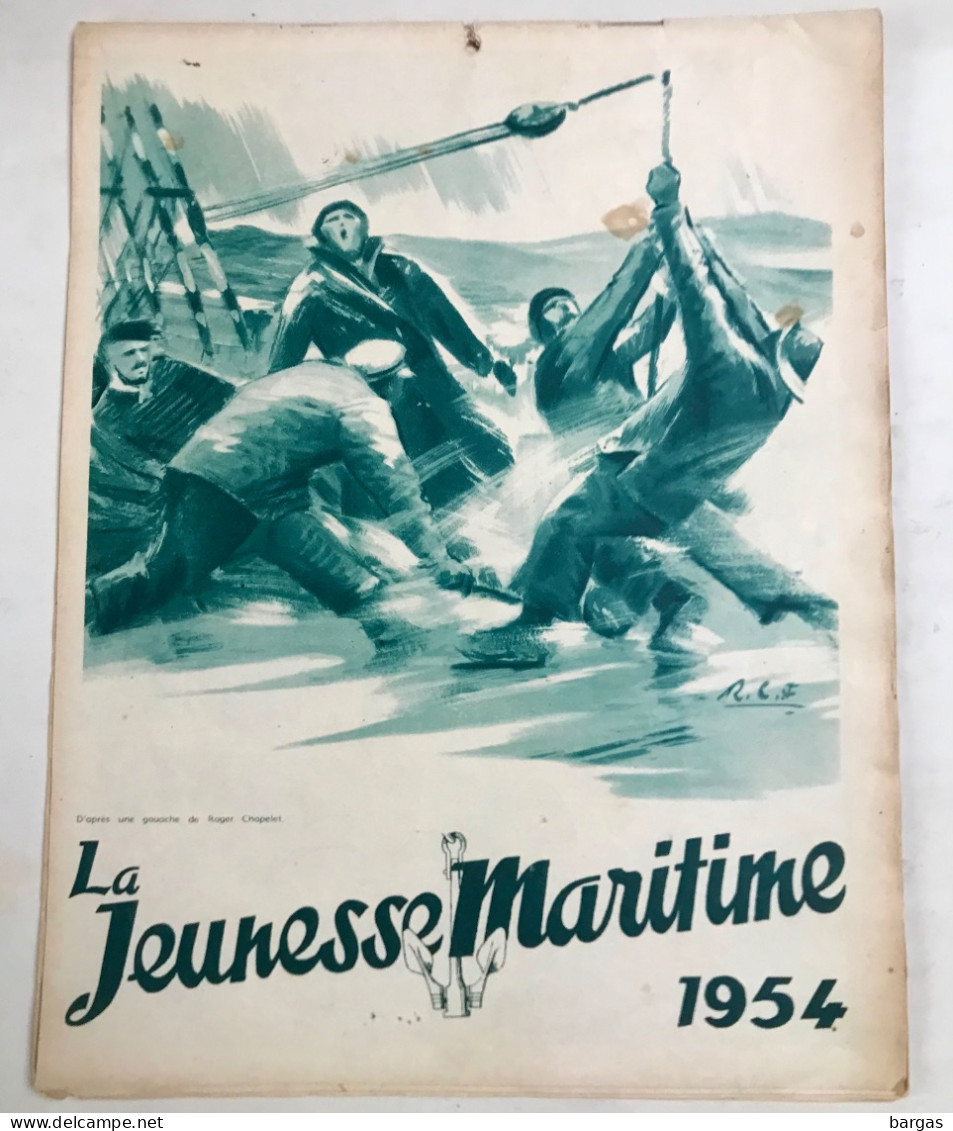 Rare Calendrier Illustré Jeunesse Maritime Catholique JMC Bateau Pêche Pêcheur Heure Coefficient De Marée Port De Brest - Other & Unclassified