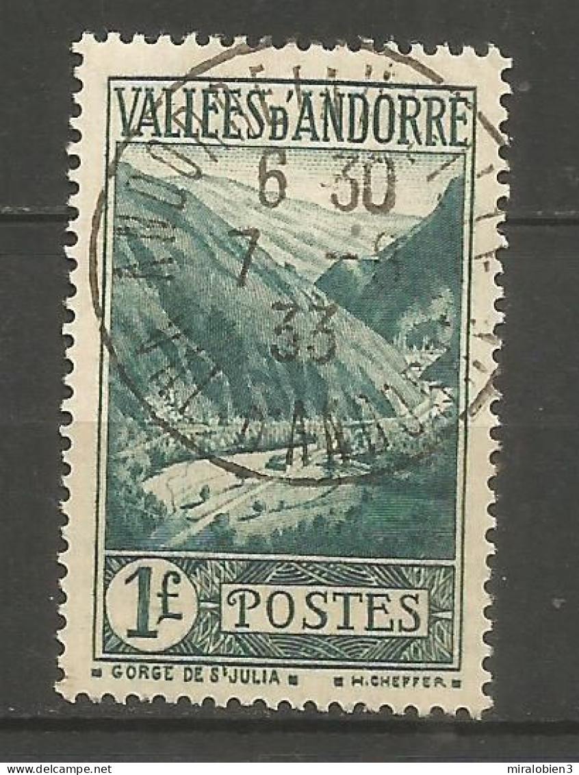 ANDORRA FRANCESA YVERT NUM. 39  USADO - Usados