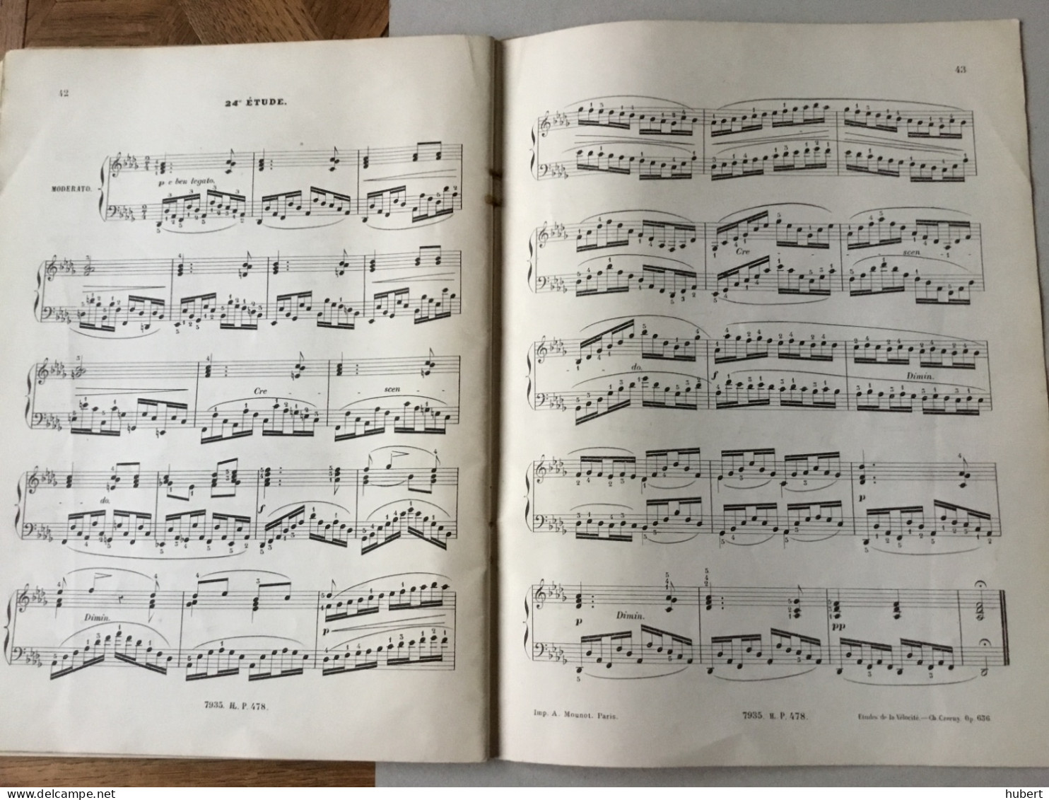 Panthéon Des Pianistes N° 478 Czerny - Música