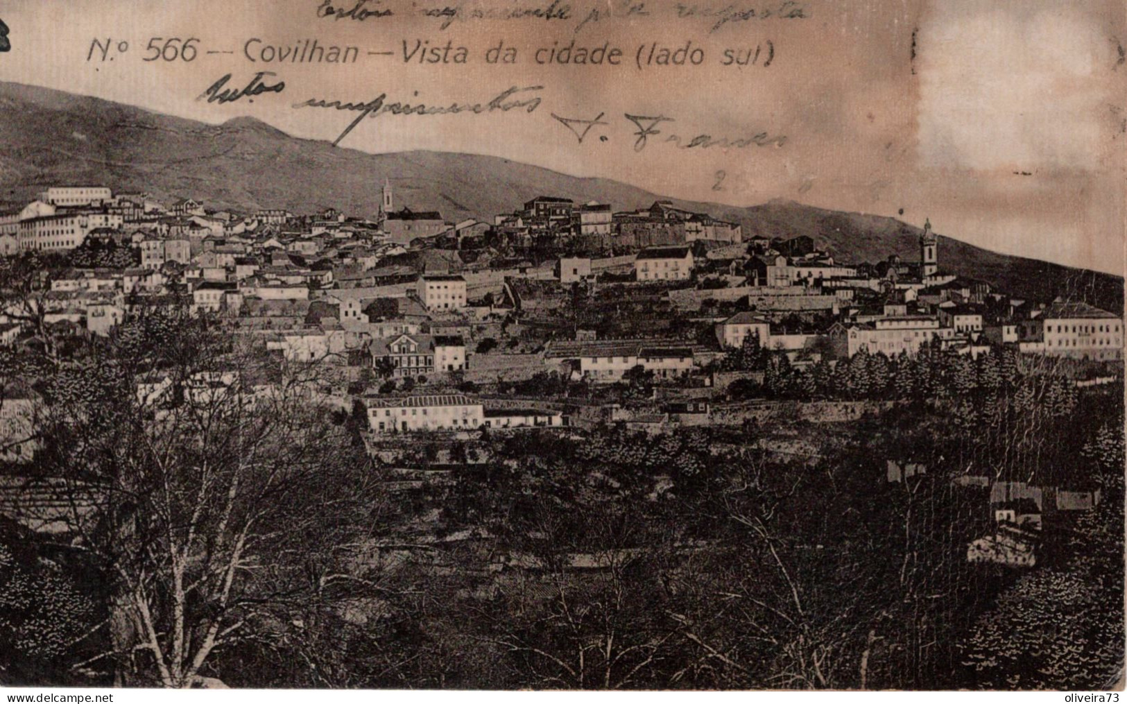 COVILHÃ - Vista Da Cidade (lado Sul) - PORTUGAL - Castelo Branco