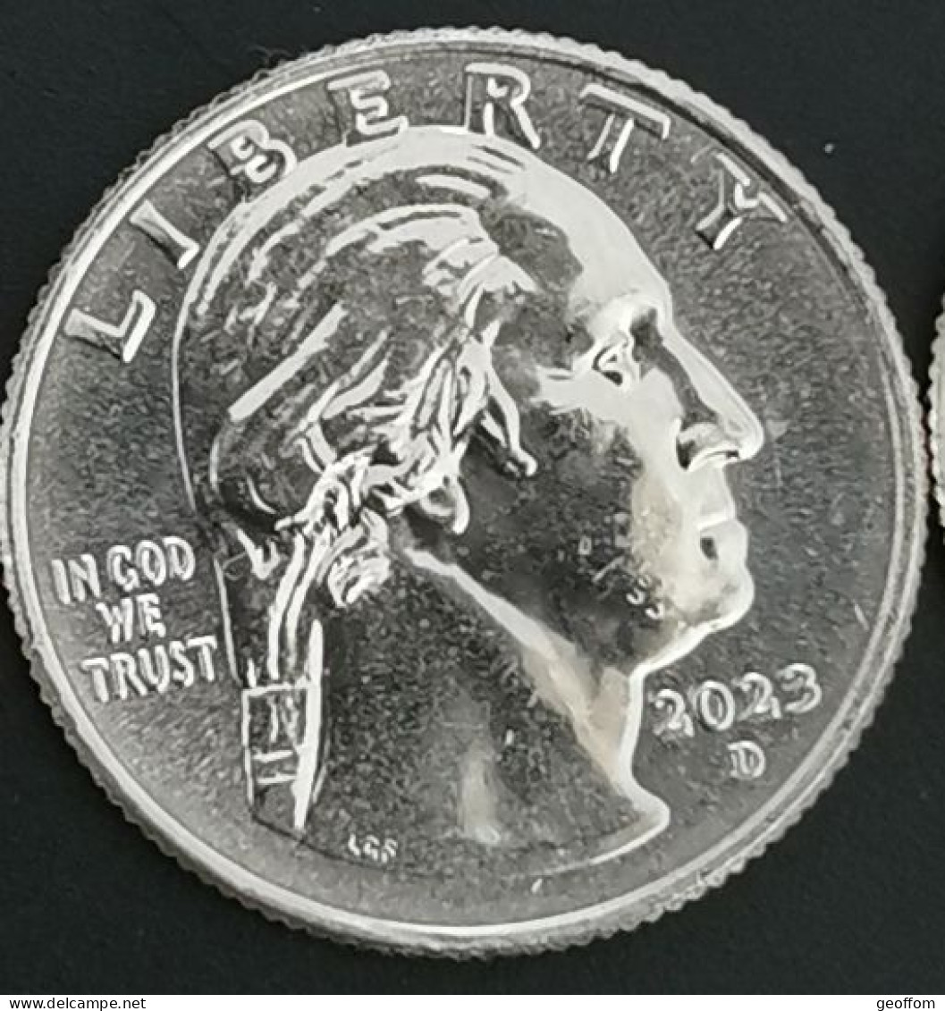 Quarter Dollar USA Eleanor ROOSEVELT - 2023 D - Unc - LIBERTY - American Woman - Unclassified