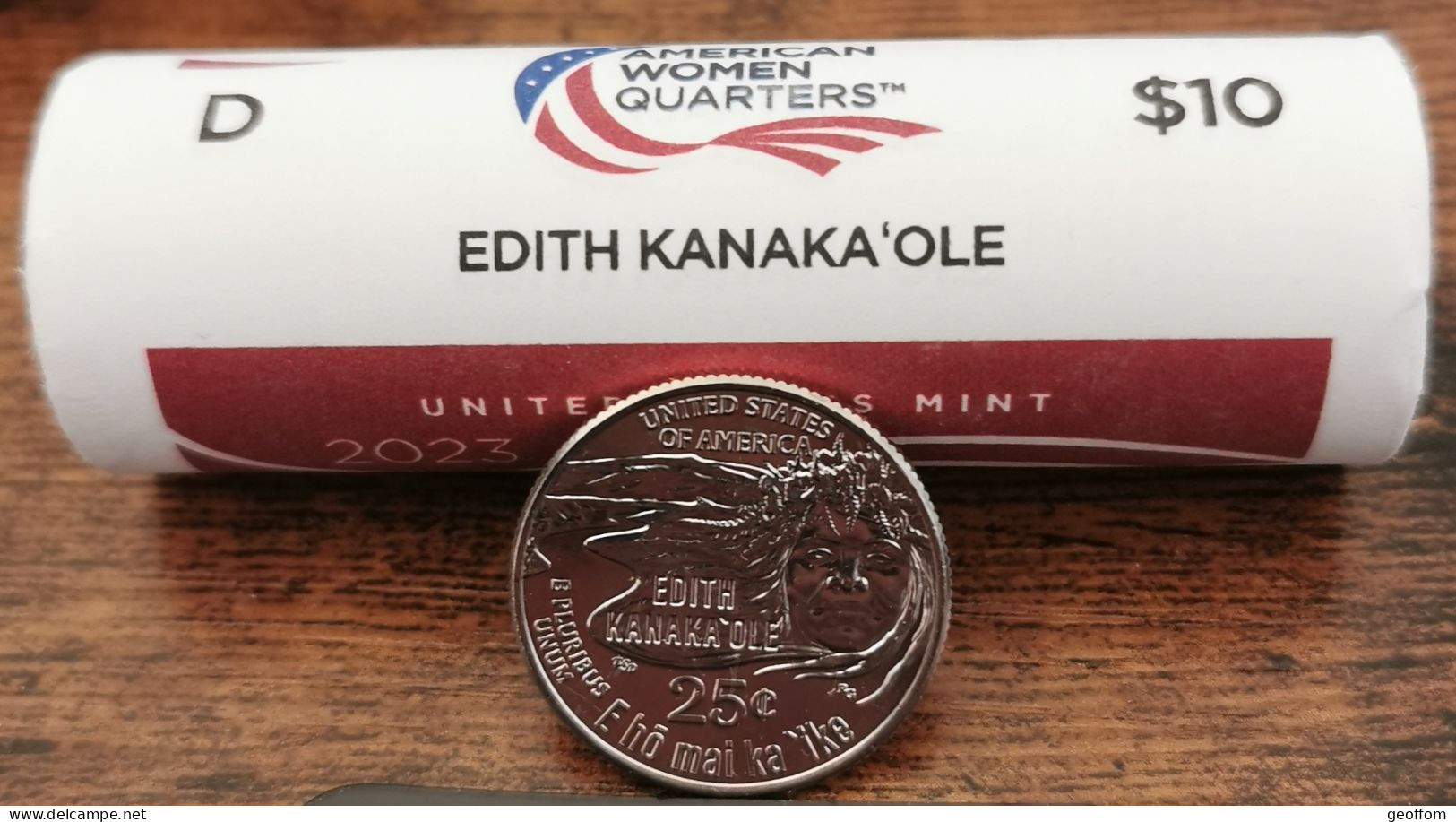 Quarter Dollar USA Edith KANAKA'OLE - 2023 D - Unc - LIBERTY - American Woman - Ohne Zuordnung