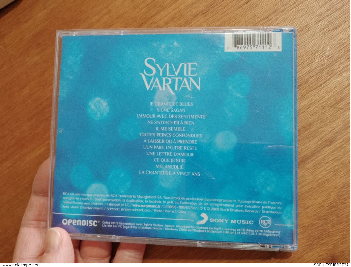 145 //  CD "Sylvie Vartan / TOUTES PEINES CONFONDUES" - Sonstige - Franz. Chansons