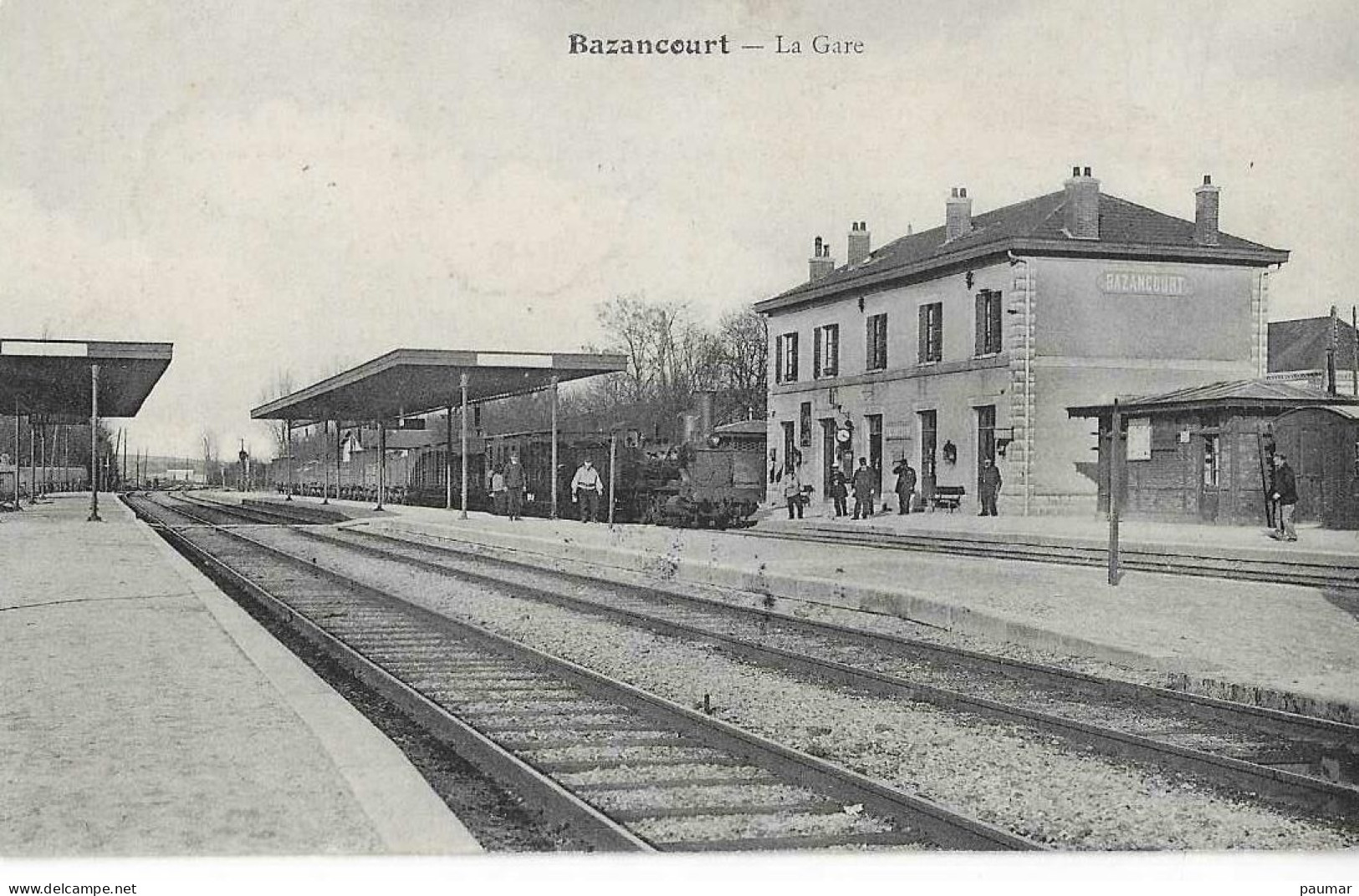 Verzy  Hotel De VilleBazancourt  La  Gare - Bazancourt