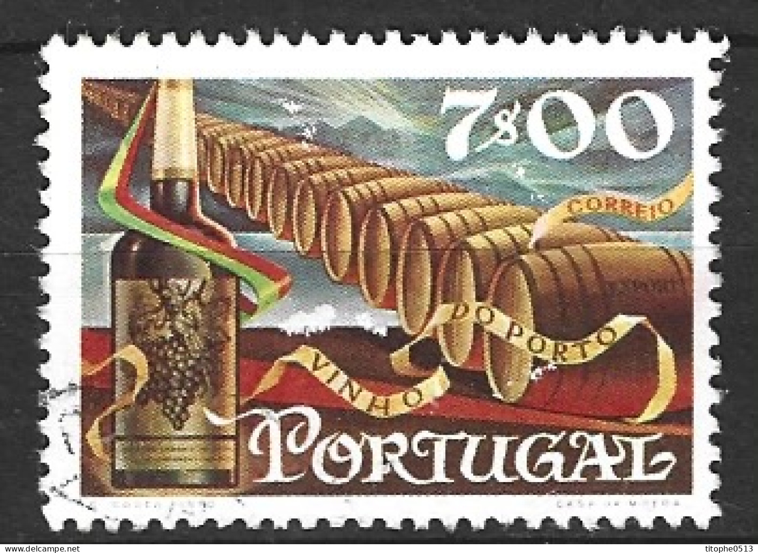 PORTUGAL. N°1100 Oblitéré De 1970. Vin De Porto. - Vins & Alcools