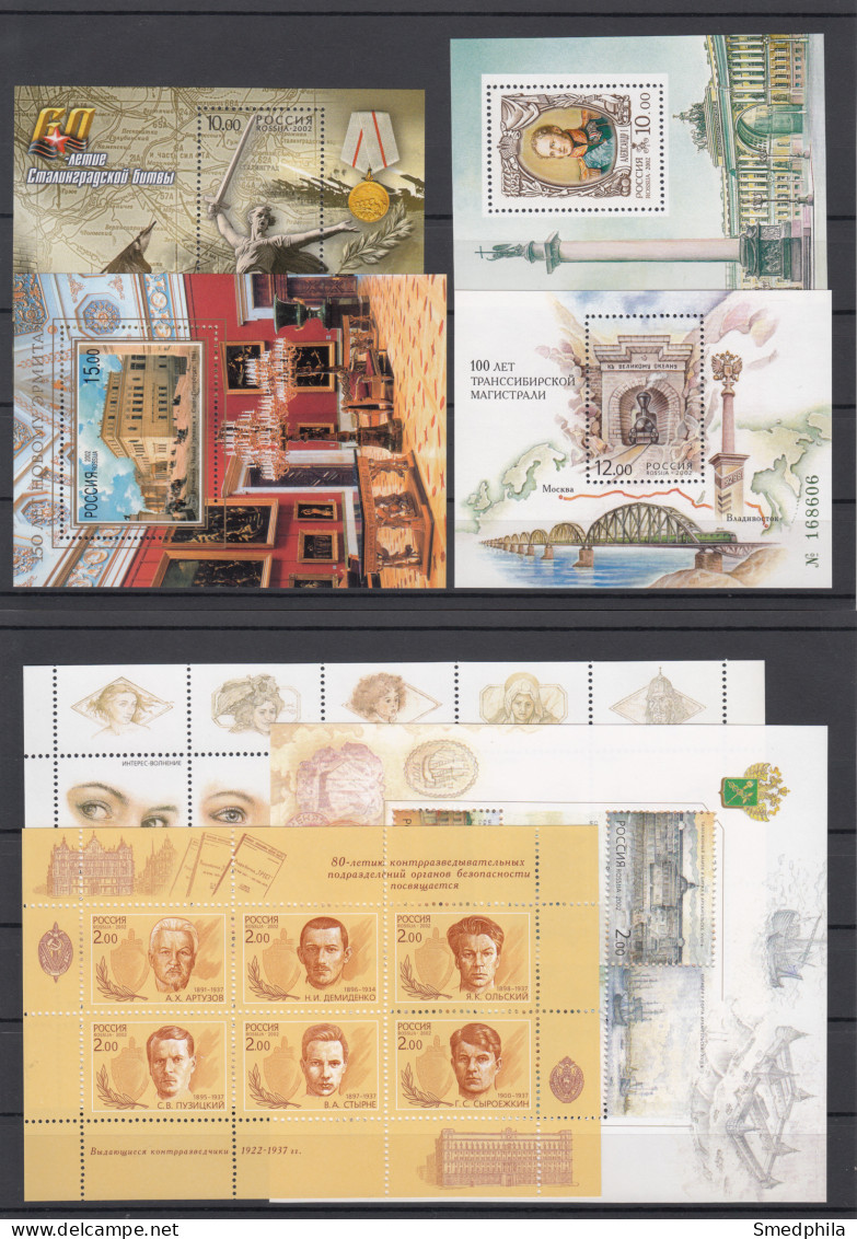 Russia 2002 - Full Year MNH ** - Années Complètes