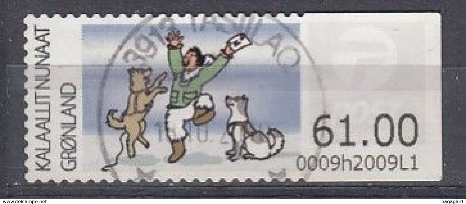Greenland 2009. ATM. Michel 2. Cancelled - Used Stamps
