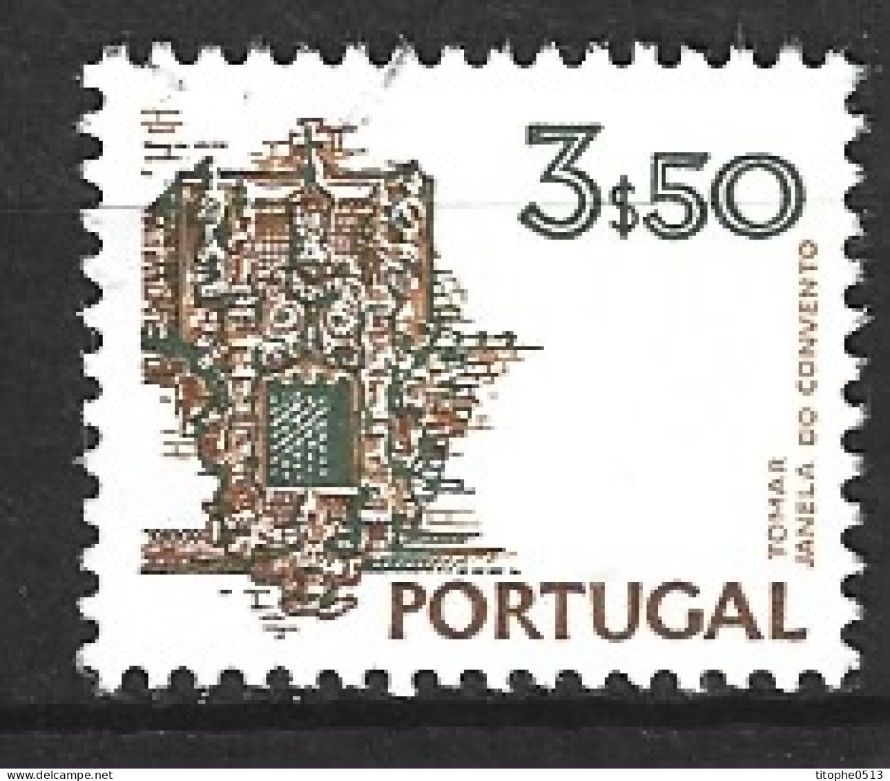 PORTUGAL. N°1194 Oblitéré De 1973. Couvent De Tomar. - Abadías Y Monasterios