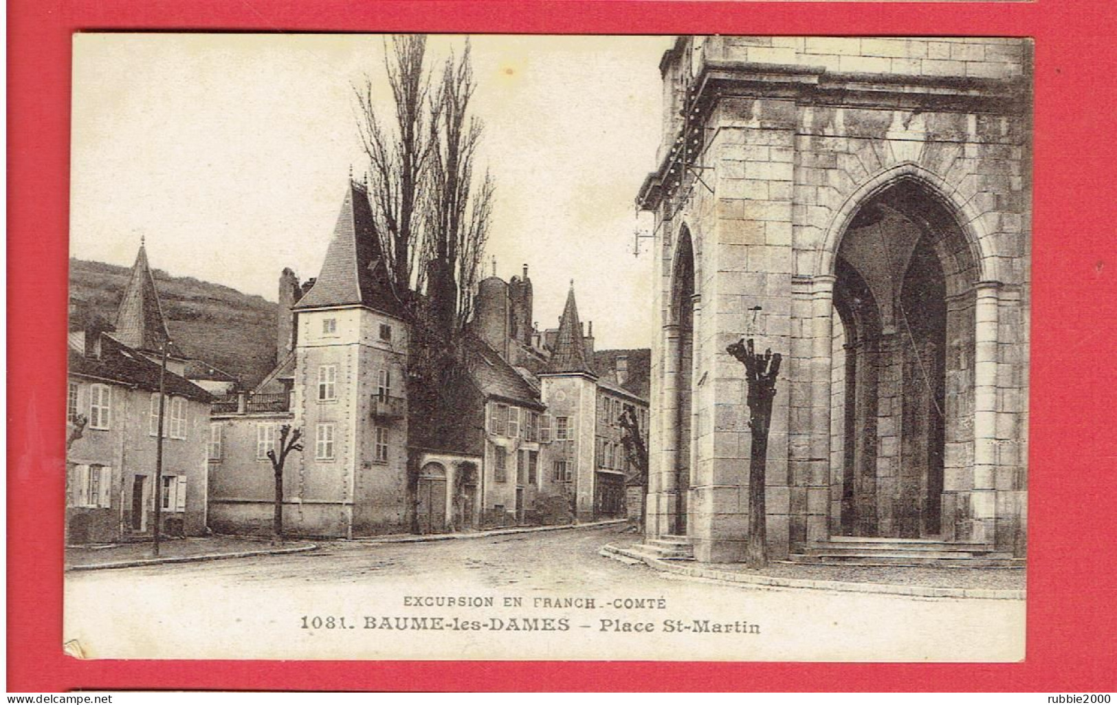 BAUME LES DAMES 1918 PLACE SAINT MARTIN - Baume Les Dames