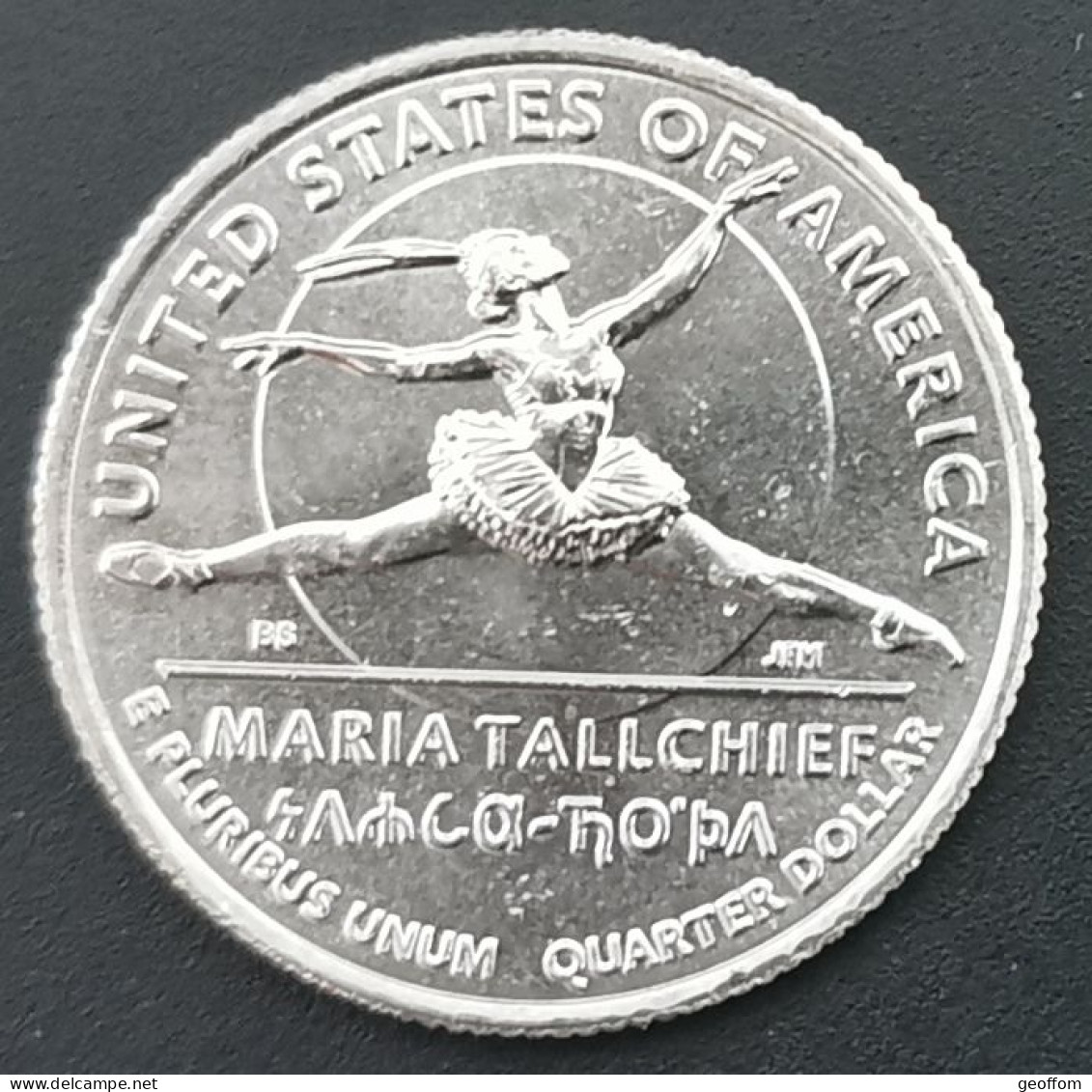 Quarter Dollar USA Maria TALLCHIEF 2023 D Unc LIBERTY - American Woman - Zonder Classificatie