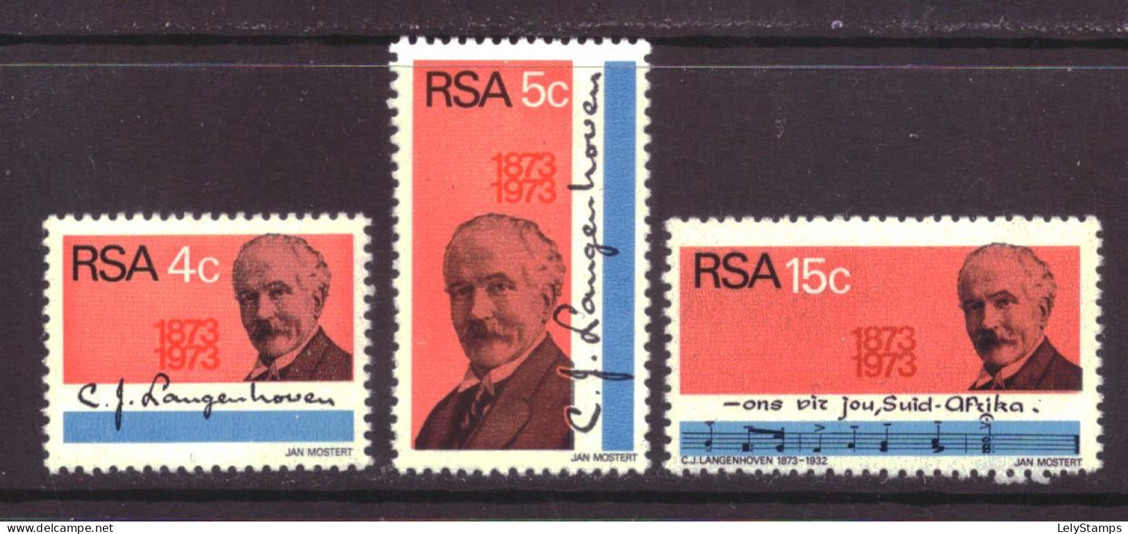 South Africa RSA 424 T/m 426 MNH ** (1973) - Unused Stamps