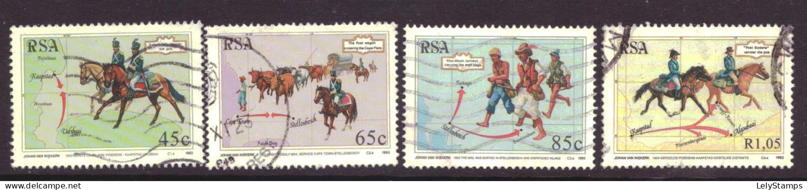 South Africa RSA 908 T/m 911 Used (1993) - Used Stamps