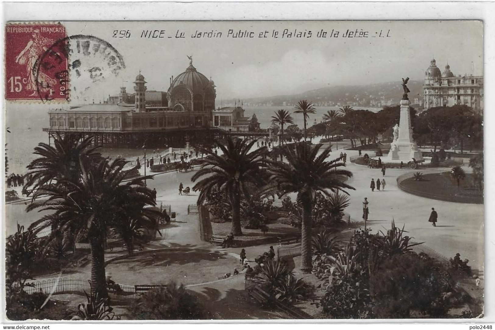 CPA - Nice - Le Jardin Public Et Le Palais De La Jetée - Nice Bij Nacht