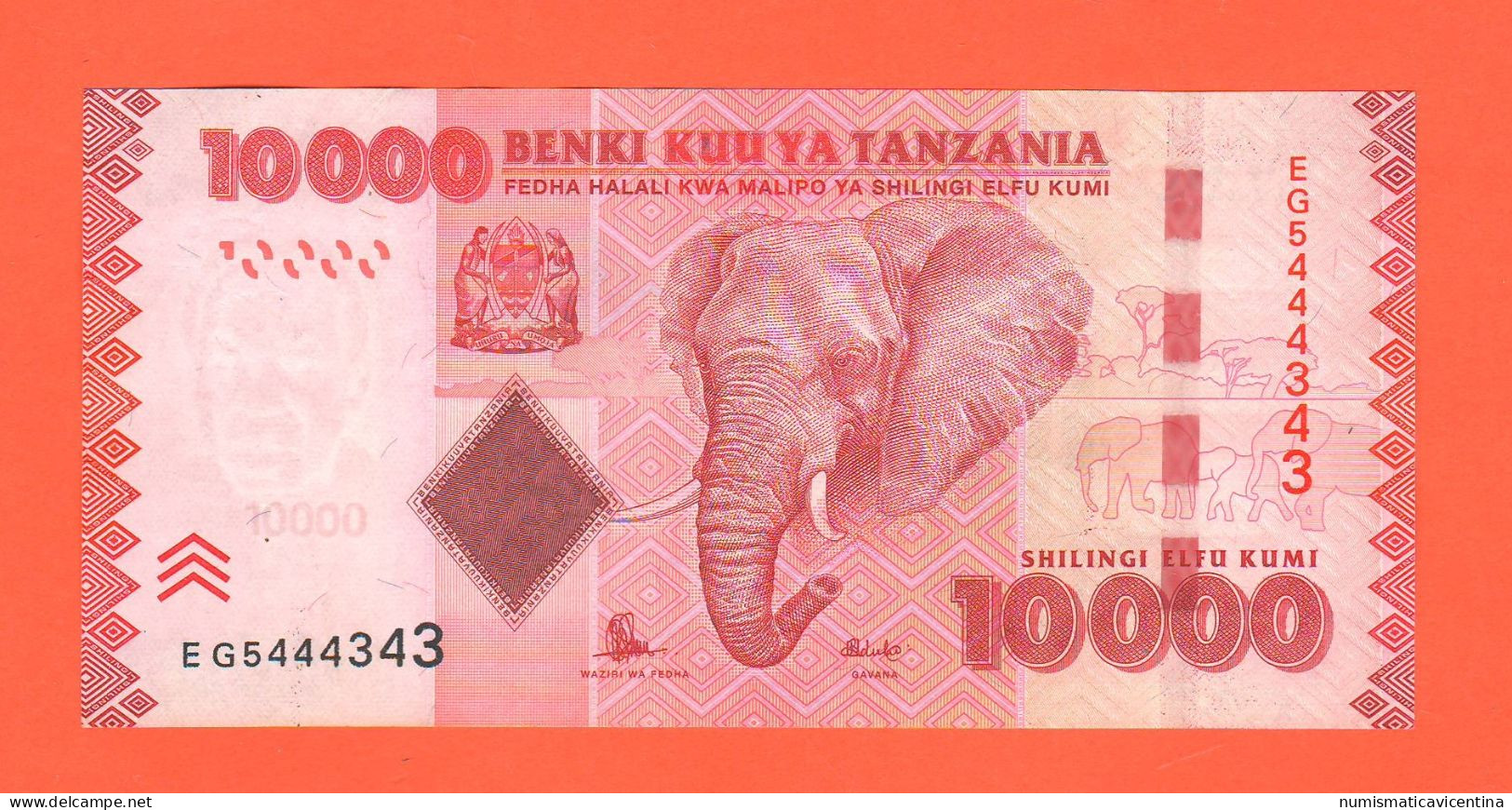 Tanzania 10000 Schilingi Schillings Africa Banknotes - Tanzanie