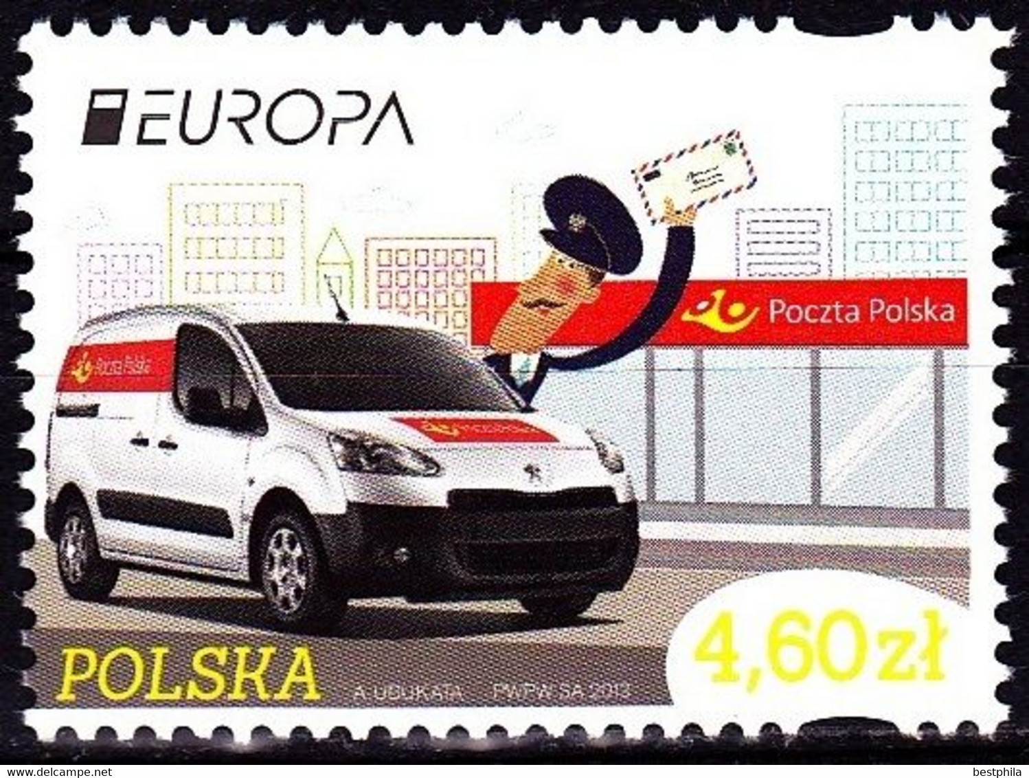 Europa Cept - 2013 - Polska, Polen, Poland - (Postman) ** MNH - 2013