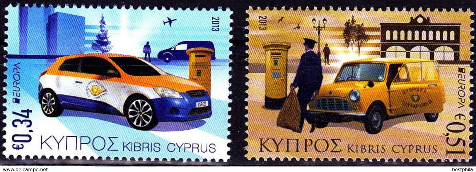 Europa Cept - 2013 - Cyprus, Zypren - (Postman) ** MNH - 2013