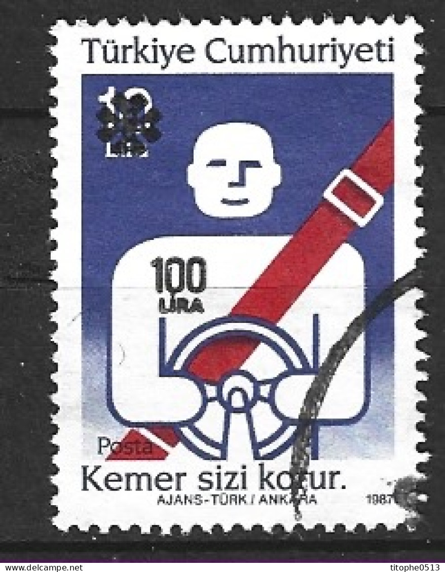 TURQUIE. N°2627 Oblitéré De 1990. Sécurité Routière. - Accidents & Road Safety