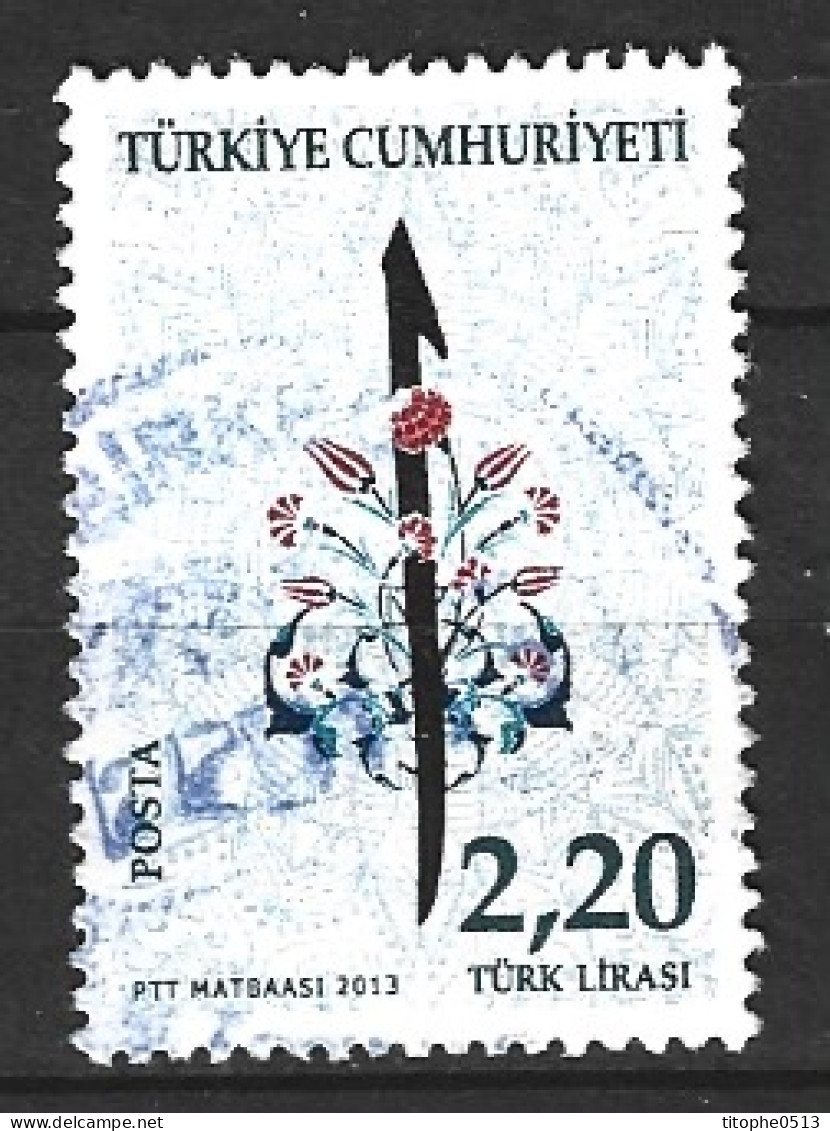 TURQUIE. N°3637 Oblitéré De 2013. Calligraphie. - Used Stamps