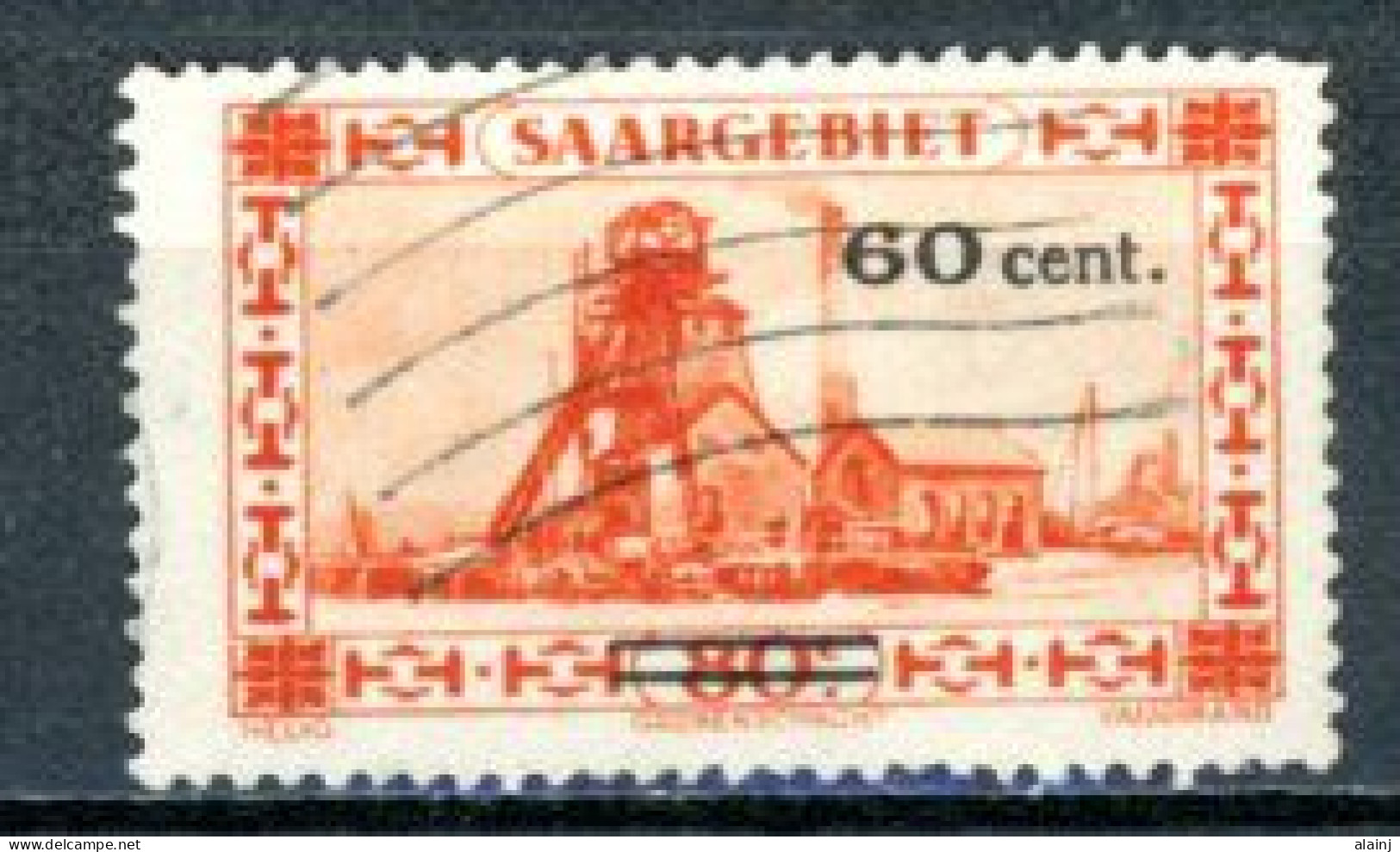 DE   Saargebiet   ---   Y&T      Obl     --     Mi   142    ---    TTB - Gebraucht